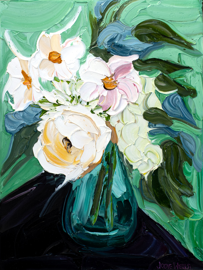 55. Garden Charm Bouquet by Jodie Wells | Lethbridge Gallery