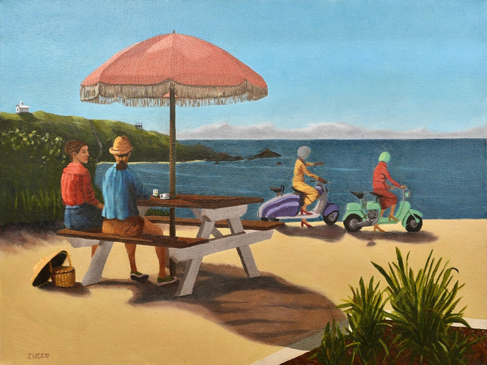 Rose Umbrella by Linda Zucco | Lethbridge Gallery