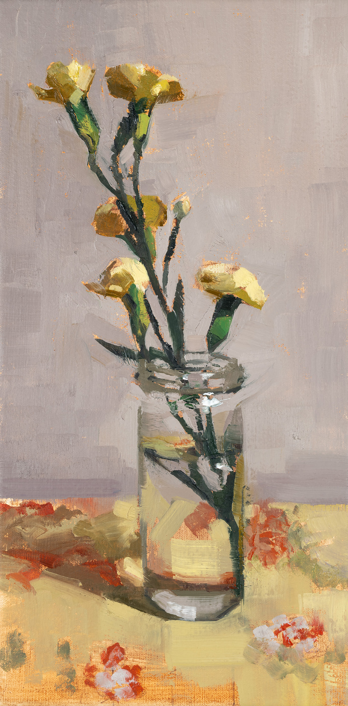 Carnation Composition 1 by Conor Knight | Lethbridge Gallery