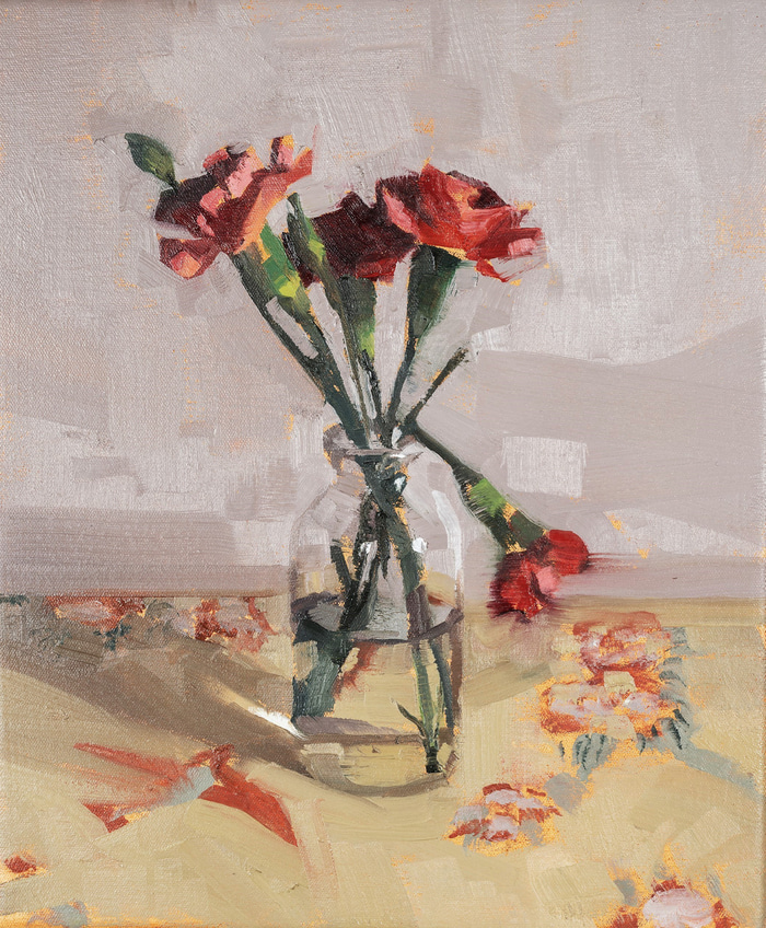 Carnation Composition 3 by Conor Knight | Lethbridge Gallery