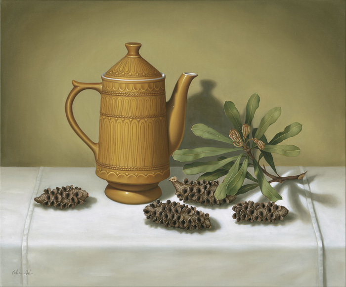24. Still Life with Banksia Pods by Catherine Abel | Lethbridge Gallery