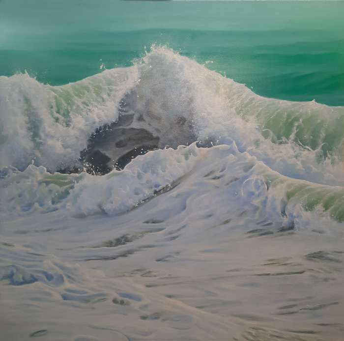 47. Emerald Mist 1 by Howard Searchfield | Lethbridge Gallery