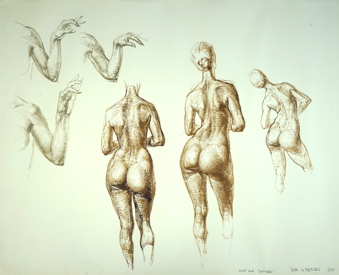 Studies for Memento by Ryan Daffurn | Lethbridge Gallery