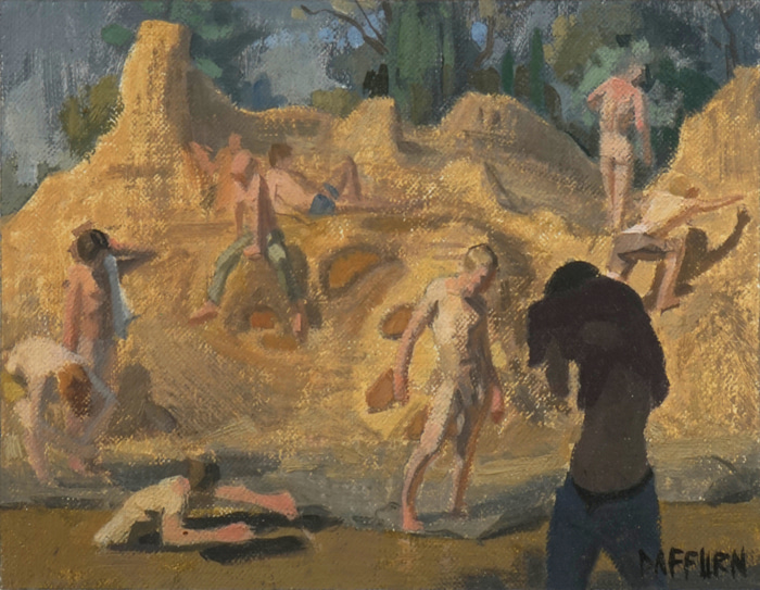 Study for Miners Bathing by Ryan Daffurn | Lethbridge Gallery