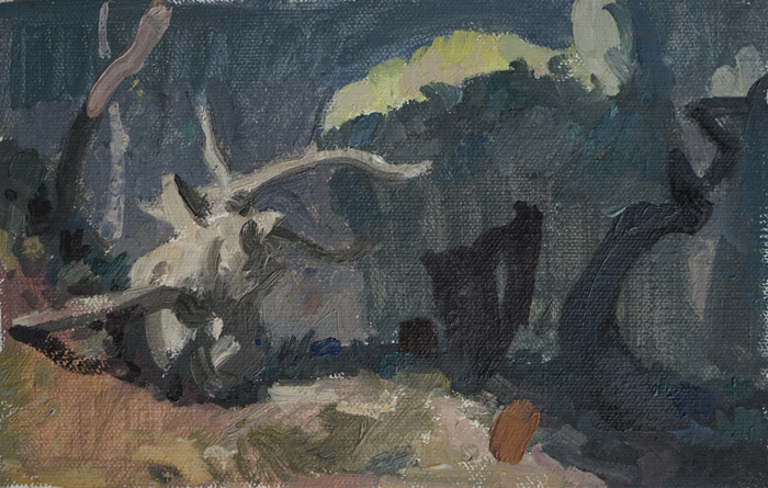 Study for Still Life in a Landscape by Ryan Daffurn | Lethbridge Gallery