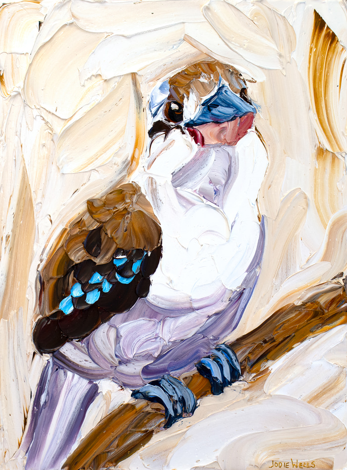 Bush Echo's Kookaburra by Jodie Wells | Lethbridge Gallery