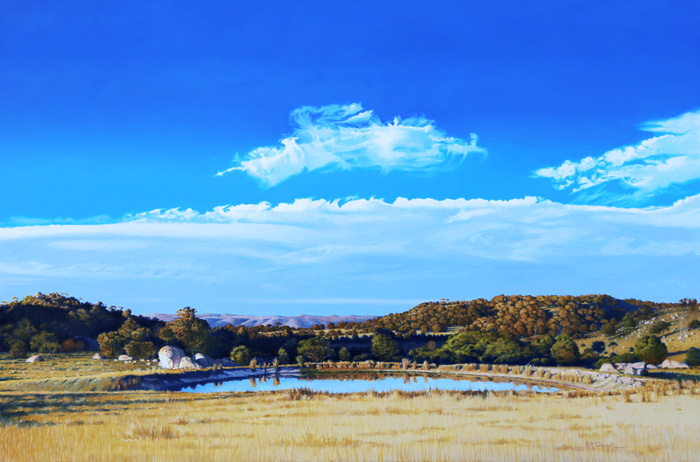 Blue Skies, Tenterfield Dam by Scott McDougall | Lethbridge Gallery