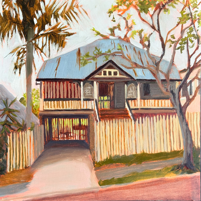 Queenslander Morning - Stafford Street by Karen Brock | Lethbridge Gallery