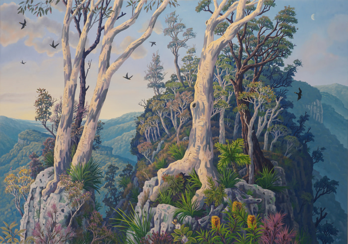 Flock Over the Divide by Dave Groom | Lethbridge Gallery