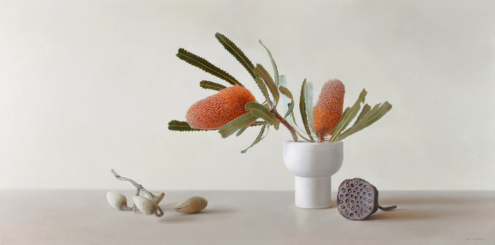 Acorn Banksia with Seeds by Lisa Christensen | Lethbridge Gallery