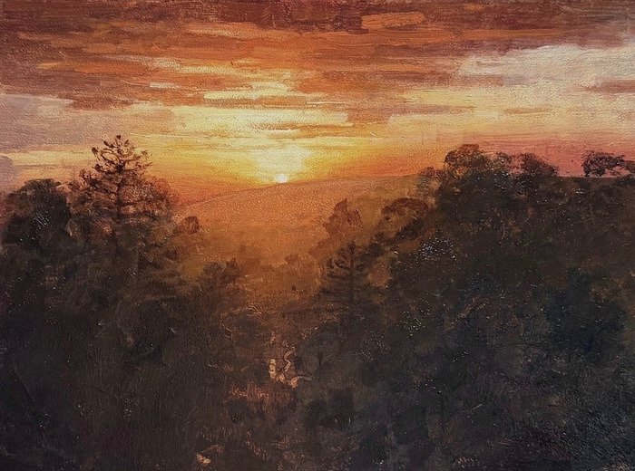 Day's End, Red Hill  by Zac Moynihan | Lethbridge Gallery