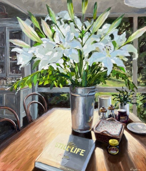 White Lillies by Sarah Waghorn | Lethbridge Gallery