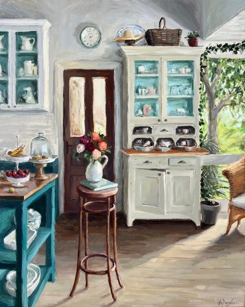 Gathered Posy from the Rose Garden by Sarah Waghorn | Lethbridge Gallery