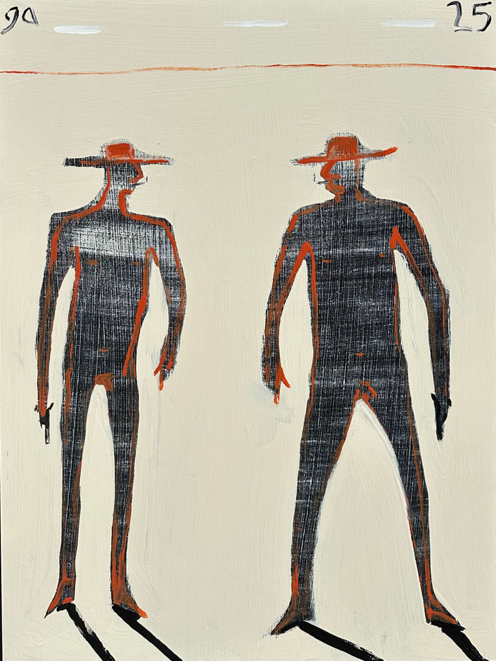 Drovers in Landscape by Gary Abkin | Lethbridge Gallery