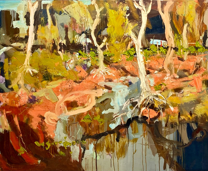 Still Water, Red Earth, Quilpie by Todd Whisson | Lethbridge Gallery