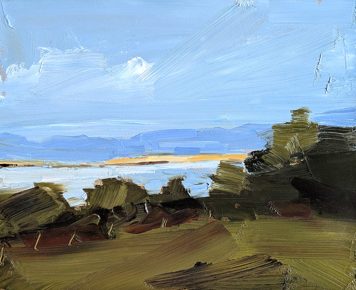Llansteffan by Matt James | Lethbridge Gallery