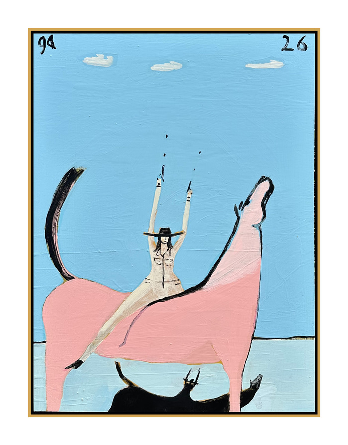 Pink Rider by Gary Abkin | Lethbridge Gallery