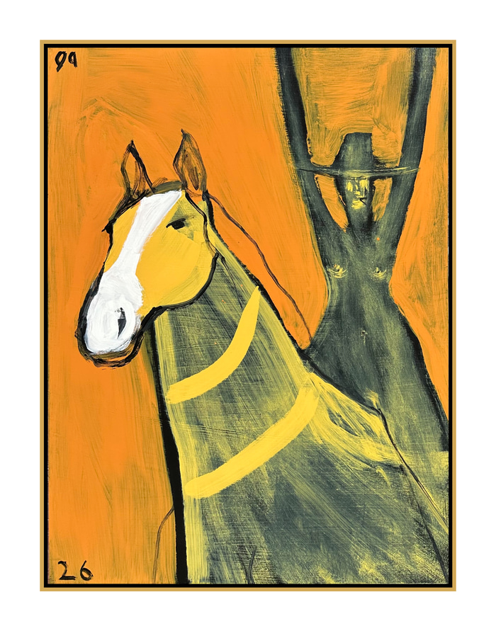 Smoking Rider by Gary Abkin | Lethbridge Gallery