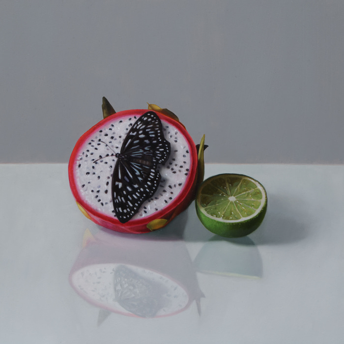 Dragonfruit and Lime by Bronwyn Hill | Lethbridge Gallery