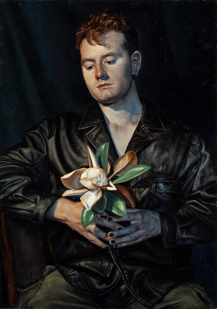 Knight with Magnolia by Martina Clarke | Lethbridge Gallery