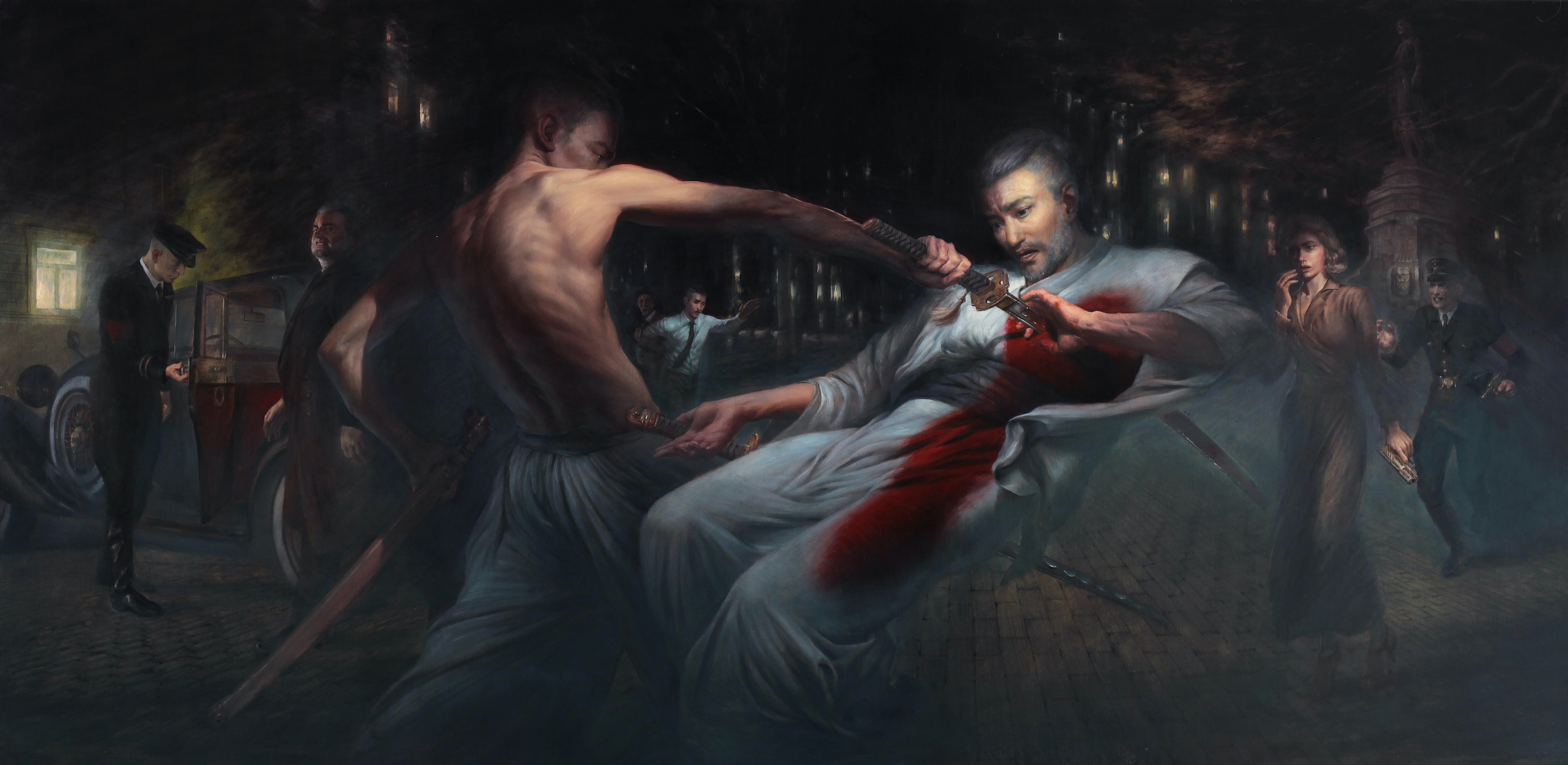 Dreamt Redemption (after Murakami's 'Killing Commendatore) by Scott  Breton | Lethbridge Gallery