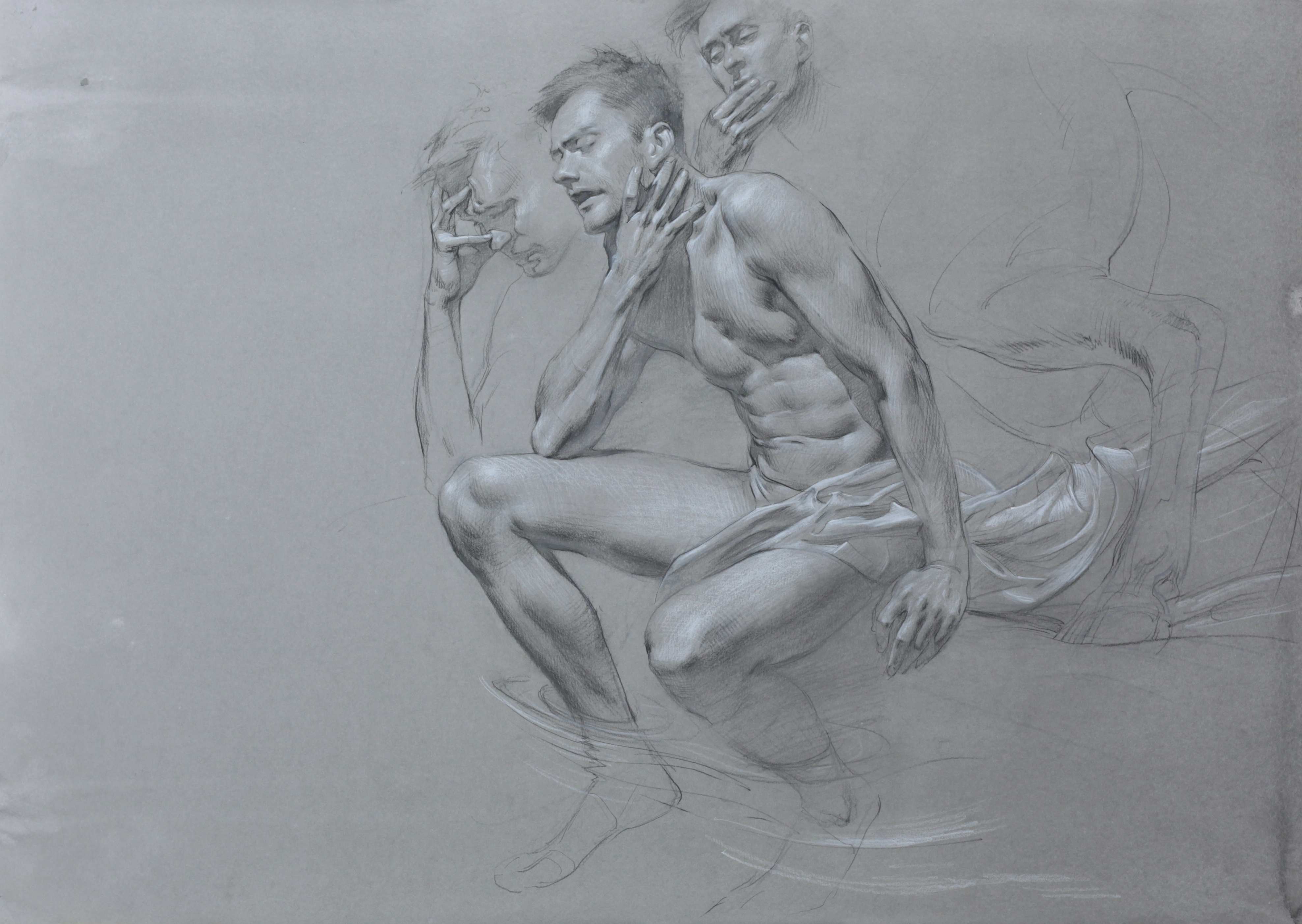 Study for The Abyss Stares Back by Scott  Breton | Lethbridge Gallery