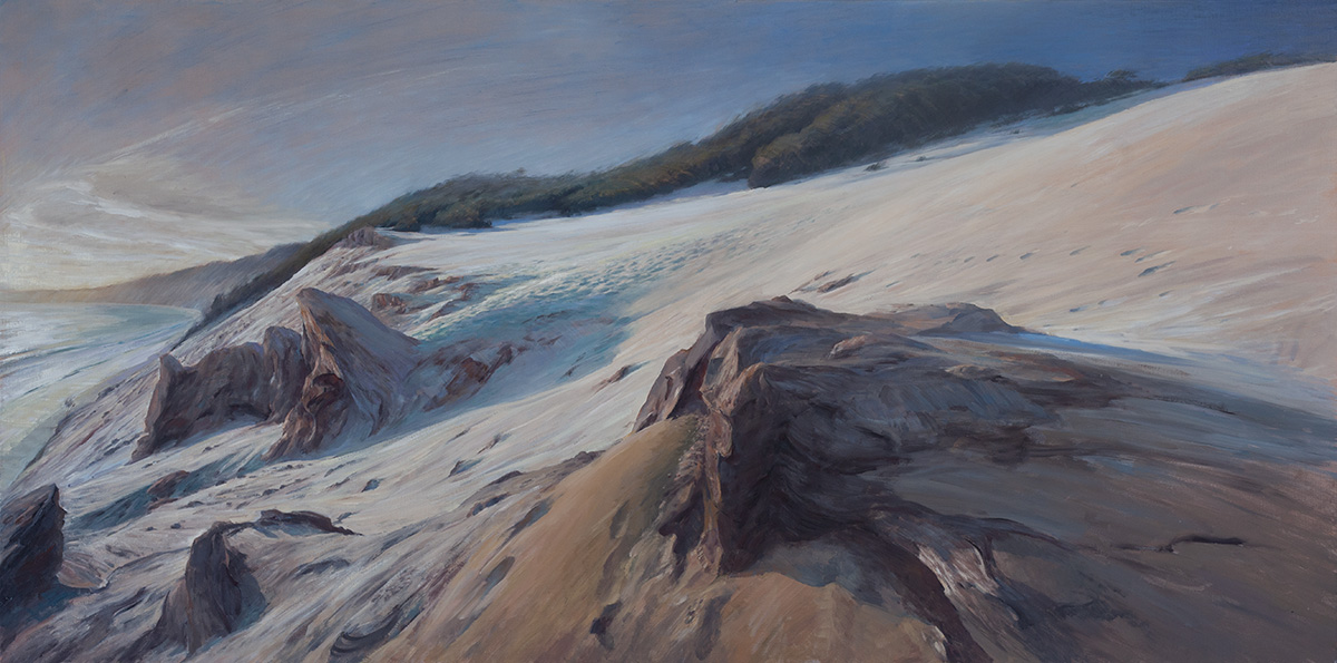 Ochre Cliff Dawn by Scott  Breton | Lethbridge Gallery