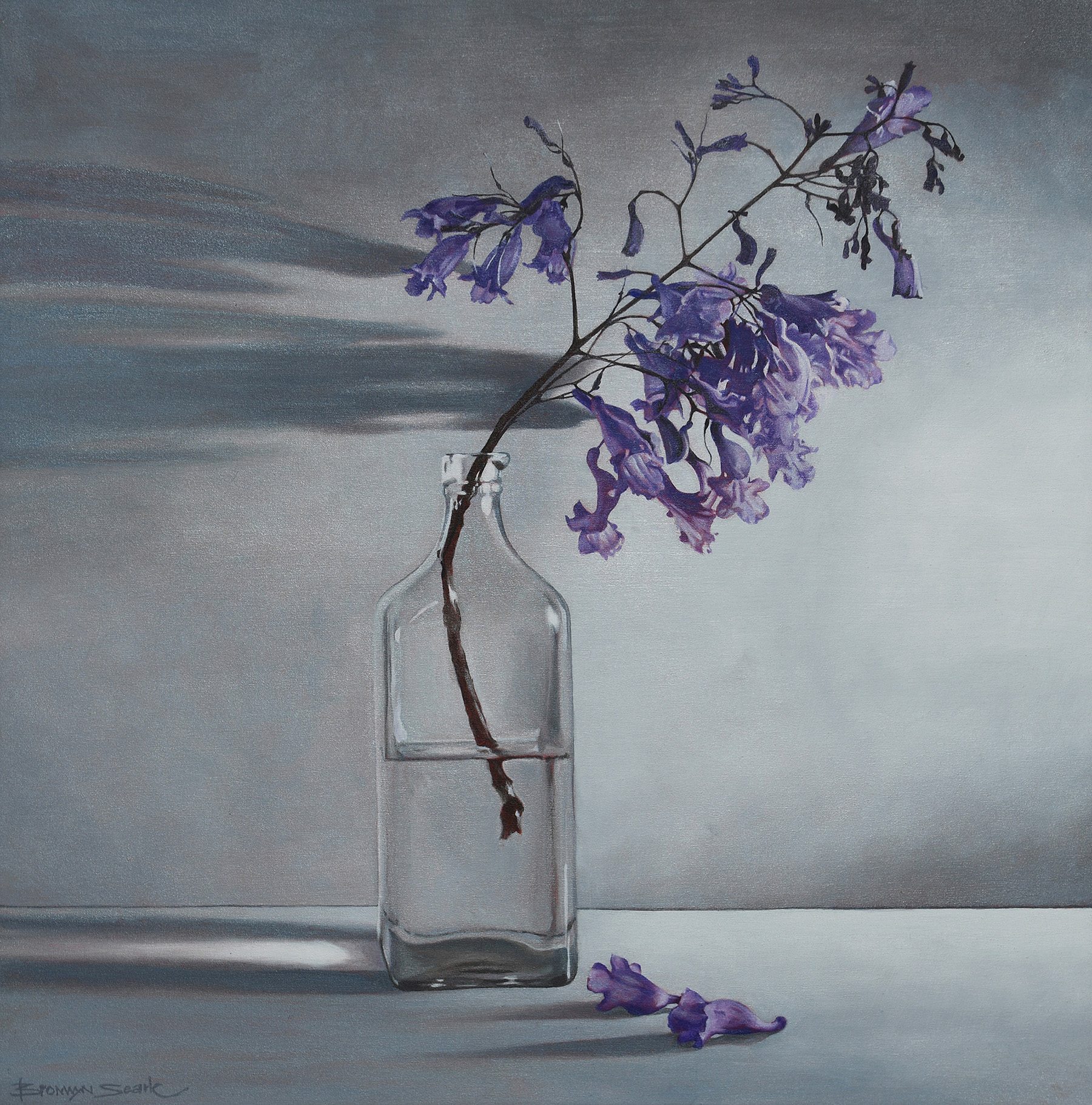 Jacaranda Ink 2 by Bronwyn Searle | Lethbridge Gallery