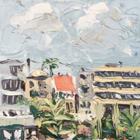 Buildings At Freshwater - Plein Air