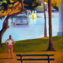 Brisbane River can be Blue - Newstead Park